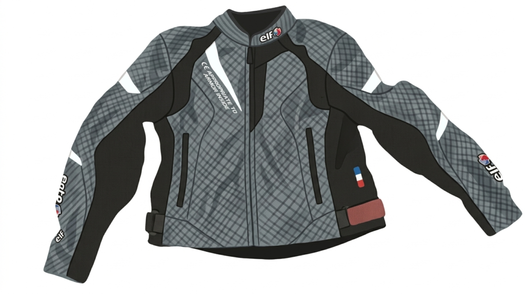 メッシュジャケットのイラスト